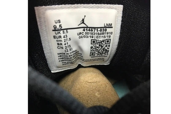 GREEN ISLAND RETRO 414571-030 13 JORDAN BLACK 414571-030 AIR 0109